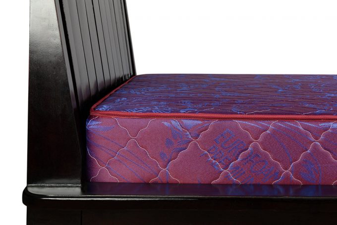 Orthopedic Mattress - Purple with Blue Flower