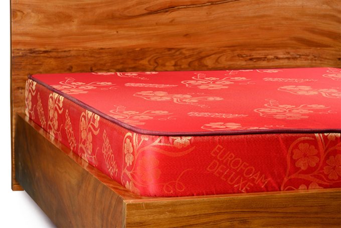 Deluxe Mattress - Red Flowers