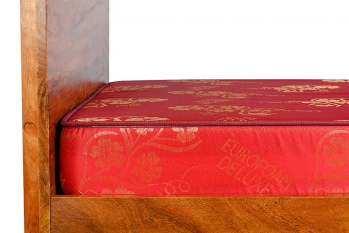 Deluxe Mattress - Red Flowers