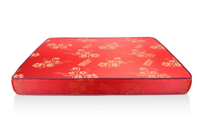 Deluxe Mattress - Red Flowers