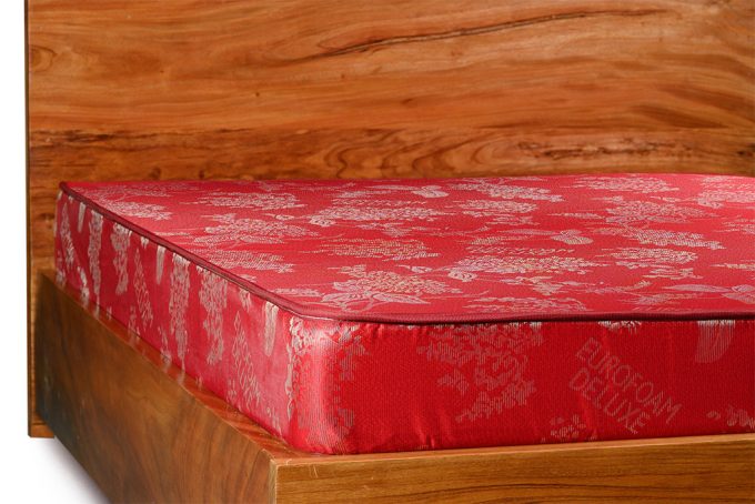 Deluxe Mattress - Maroon Flowers