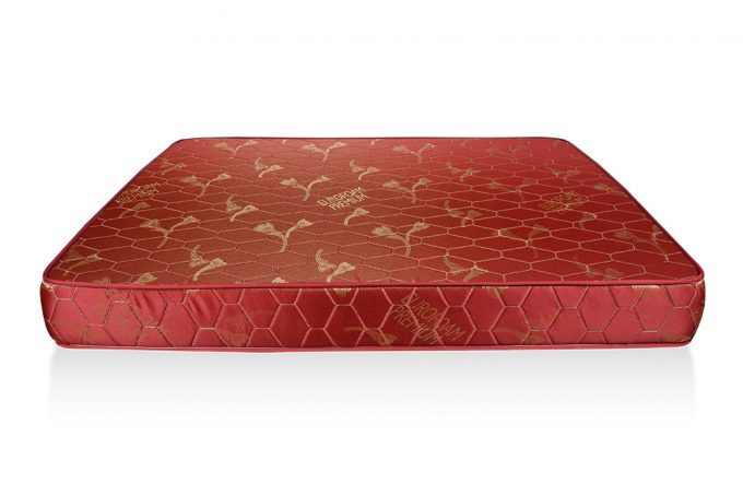 High Density Quilted Mattress - Chocolate Flower